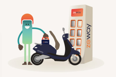 Zeway lève 15 millions d’euros pour déployer un scooter propre qui se recharge en une minute