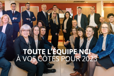 NCI vous souhaite ses meilleurs vœux pour 2023